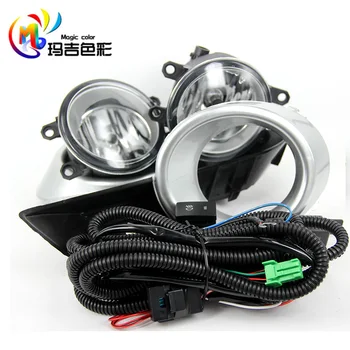 

Magic ColorM High Quality Car Front Halogen Fog Lamp Assembly Fit For Toyota Highlander 2008 Fog Light With Harness Switch