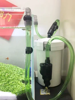 

Fish Tank Filter Water Pump External Bucket Aquarium Circulating Pump Straw Tank External Mute Filter Aquarium Accessories