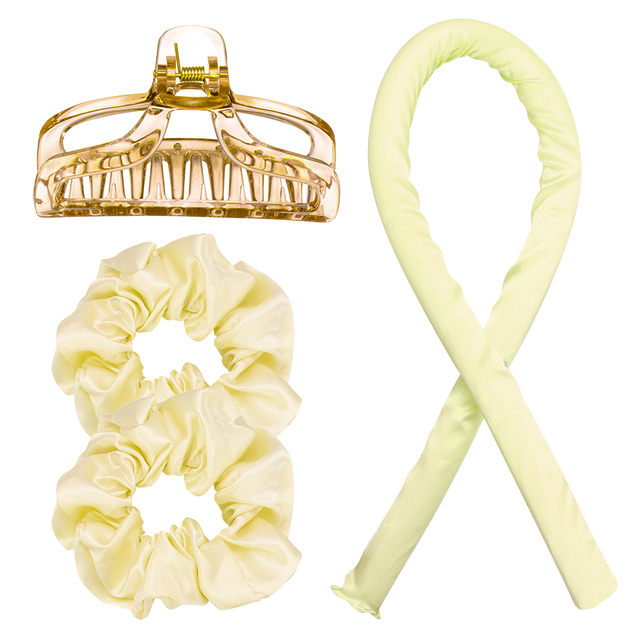 Easy To Use Heatless Curling Rod Lazy Curler Silk Curling Ribbon Make Hair Curly Wave Formers Headband Wave Formers