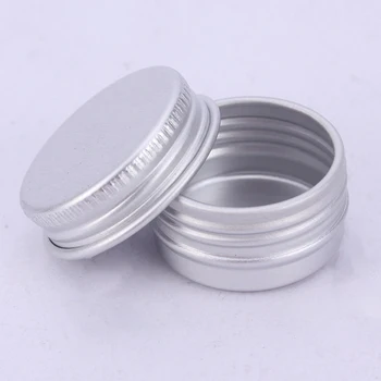 

10pcs Cosmetic Box Refillable Containers Nail Derocation Crafts Pot Portable Tin Jars for Make Up Creams DIY Lip Balms