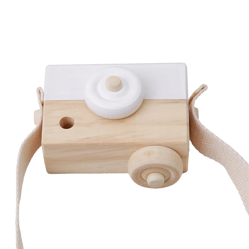 1PC Cute Baby Toys Mini Hanging Wooden Camera Photography Toys for Kids Montessori Toy Gift Children Wooden DIY Presents 14