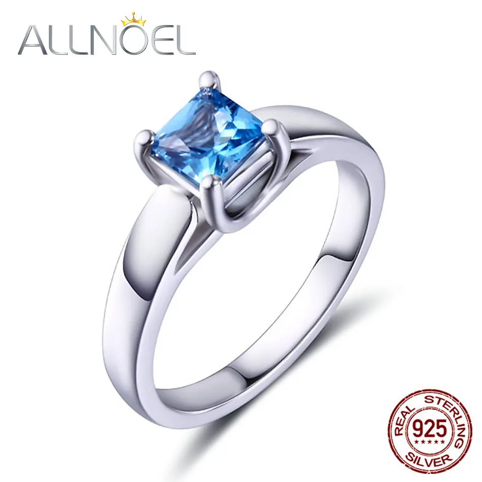 ALLNOEL Rings For Women Silver 925 Band Mystic Blue Topaz Wedding Rings For Women 2019 Jewelry Anniversary Valentine's Day Gifts (2)