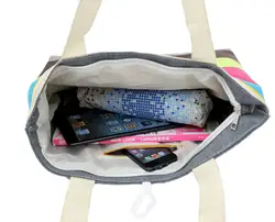 Женская цветная сумка в полоску, сумка тканевая через плечо, сумка-тоут, кошелек, хит продаж, зеленый пояс для покупок, цветная сумка, новая 92