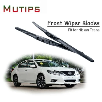 

1Set Rubber Car Front Wiper Blade Kit For Nissan Teana 2018 2017 2016 2015-2003 Windscreen Original Wiper Accessories