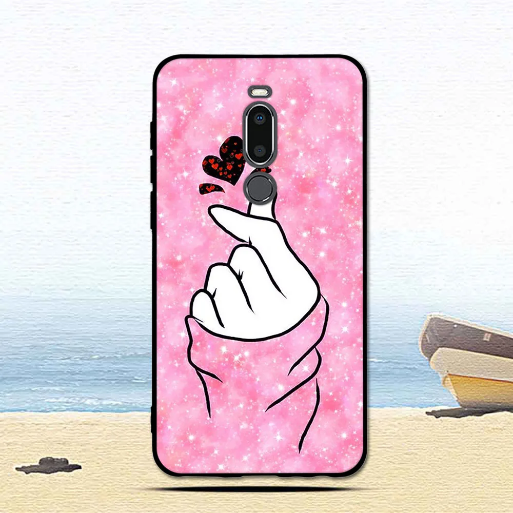 Phone Case For Meizu M8 Cover Silicone Soft Flower Coque For Meizu M8 Lite Case TPU Coque Phone Cases for Meizu X8 Fundas best meizu phone case design