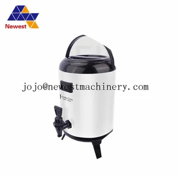 

Stainless steel Milk Tea Bucket Insulation Bucket Commercial Coffee Bucket Boiling Water Container