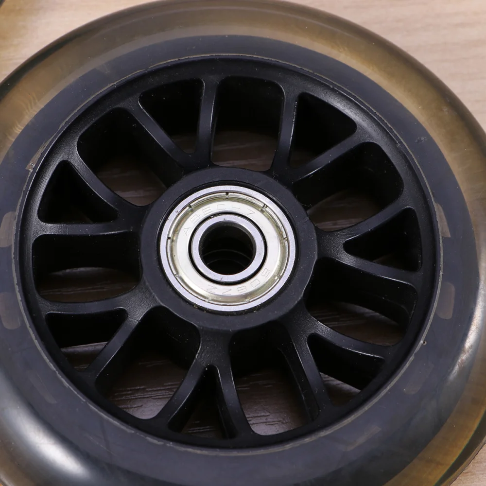 Scooter Wheels 1 Pair Scooter Wheels Mute Replacement Wheels For Luggage Suitcase Car