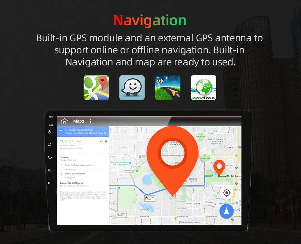 Cheap 2 din Android 9.0 Octa Core PX6 Car Radio Stereo GPS Navi Audio Video Player Unit PC Wifi BT HDMI AMP 7851 OBD DAB+ SWC 4G+64G 30