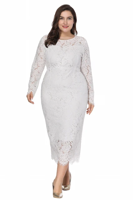 plus size midi dresses for weddings