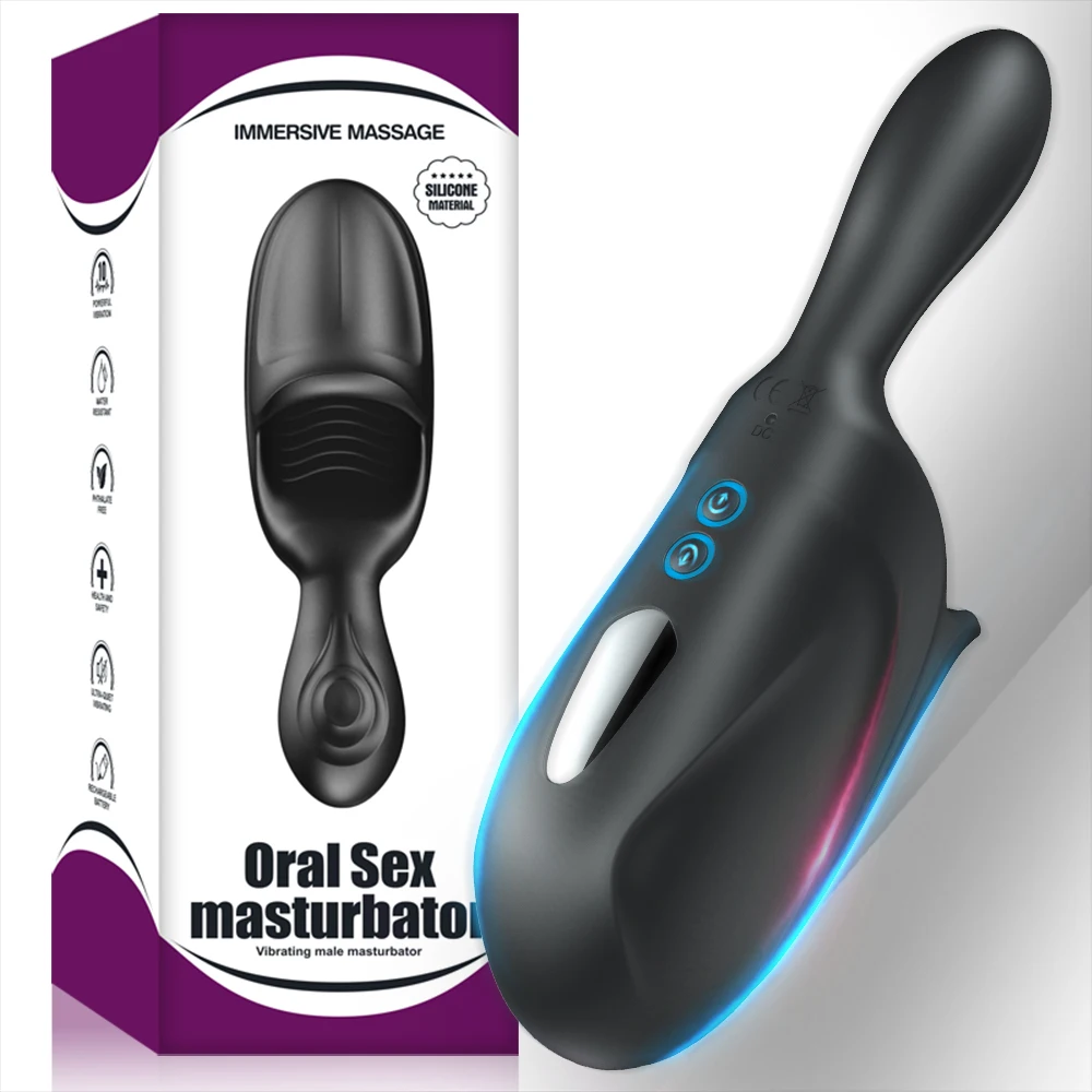 G spot Vibrator For Men Masturbators Penis Stimulating Testicles Vibrating Massager Delay Lasting Trainer Adult Sex Toys | Красота и