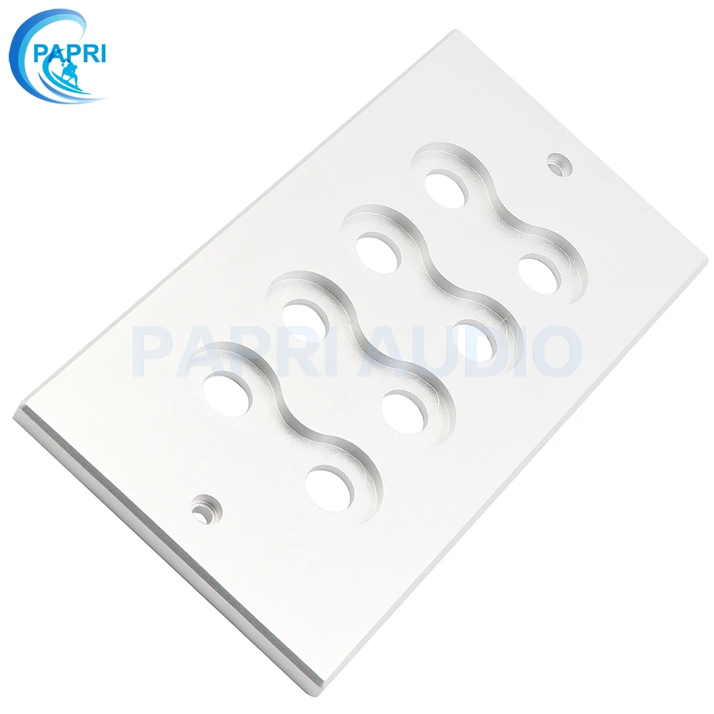 PAPRI твердая алюминиевая CNC 4 отверстия 2/5/6/8 динамик привязывающий пост RCA Jack
