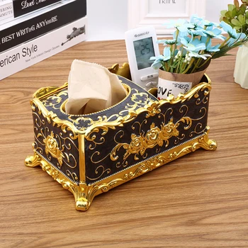 

Multifunctional Luxury Acrylic Tissue Box Paper Rack Case Holder Suit For Living room Kitchen Bathroom Office KTV Hotel Car