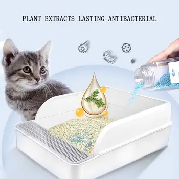 

300 Ml/bottle Excrement Cat Litter Deodorizing Beads Removing Cat Odor Cat Litter Aromatic Fresher Pet Cat Supplies