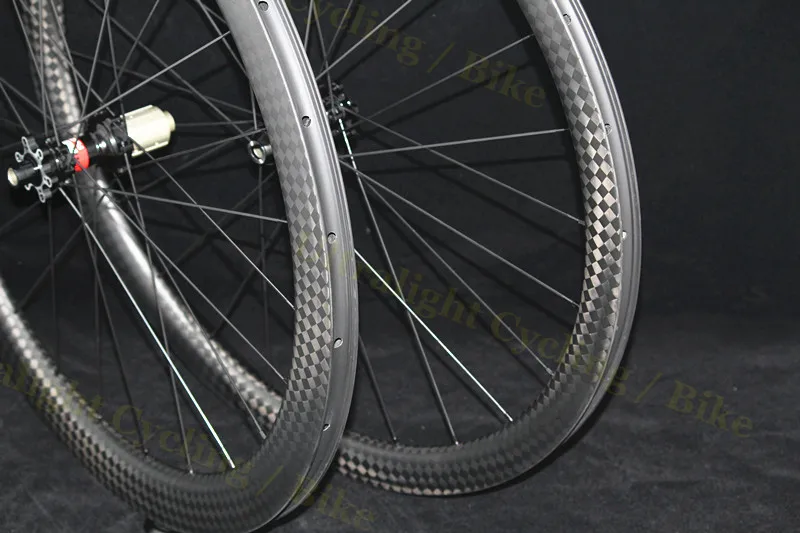 Carbon-PRO-колеса-Clincher диск-тормоз велосипед-колеса бескамерные-дорога-диск шириной 700c 25 мм UD 3K 12K диски