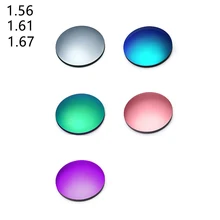 1,56 1,61 1,67 очки по рецепту оптические линзы для близоруких Nerd солнцезащитные очки с зеркальными линзами винтажные Ретро неполяризованные очки