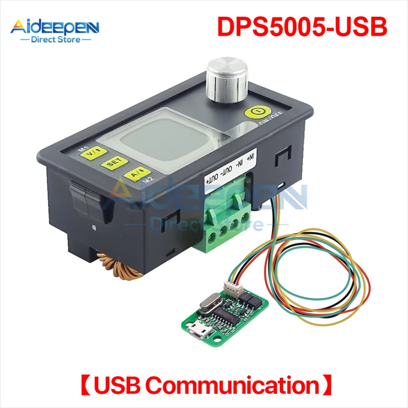 DPS5005USB DPS5005 50 в 5A связь постоянная DC-DC ЖК-дисплей Напряжение Ток понижающий источник питания понижающий преобразователь напряжения вольтметр - Цвет: DPS5005USB