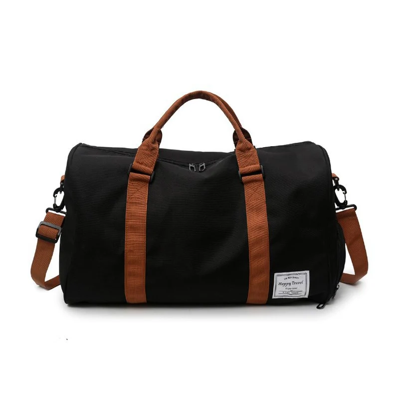 Спортивная сумка, спортивная сумка для мужчин и женщин, тренировочная Йога, фитнес-сумки, прочные многофункциональные сумки на свежем воздухе, путешествия, спорт, сумки на плечо - Цвет: Черный цвет