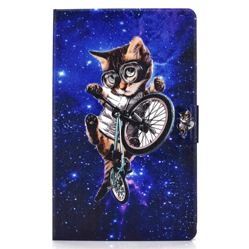 Cover For Coque Samsung Tab A6 10.1 T580 Cartoon Leather Fundas Case For Samsung Galaxy Tab A 6 10.1 T585 T580 Cover Cases