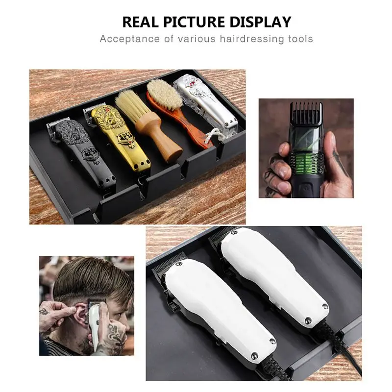  Professional Storage Box Case Shelf for Guide Comb Hair Clipper Hairstyling Tool