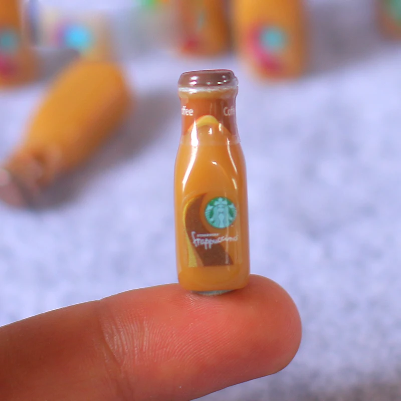 5PCS doll house miniature bo11 mini coffee bottle drink simulation kitchen food BJD doll 1/6 doll miniature toy doll accessories 2