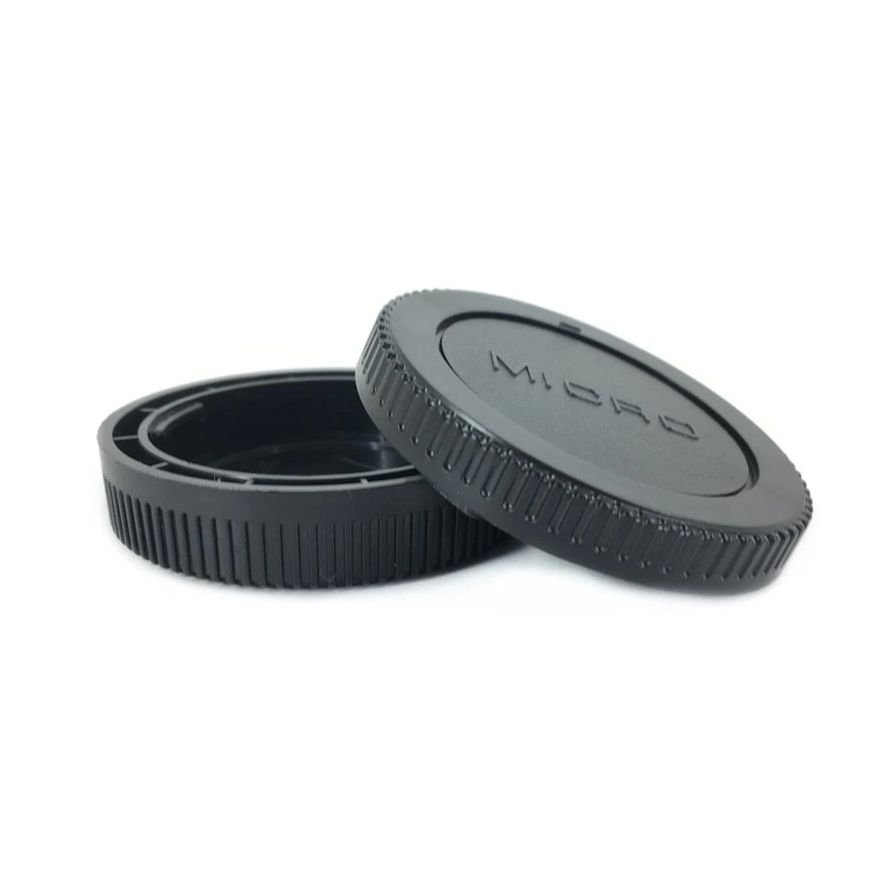 Micro 4/3 Rear Lens Cap + Camera Body Front Cap for Olympus M43 OM1 OM5
