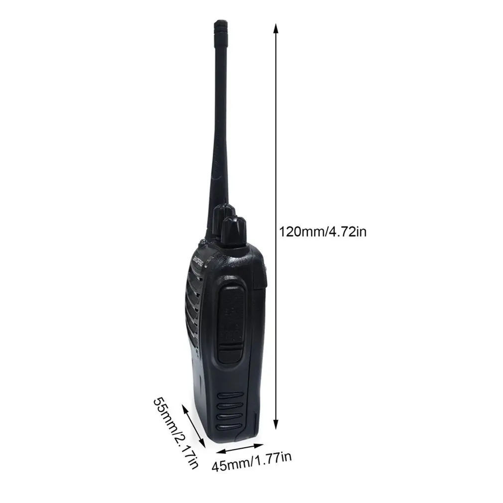 Перезаряжаемые уоки-токи Baofeng BF-888S VHF/UHF FM трансивер Walkie talkie двухстороннее радио 400-470 МГц фонарик 5 Вт 16Ch с гарнитурой 2-передающая радиоустановка
