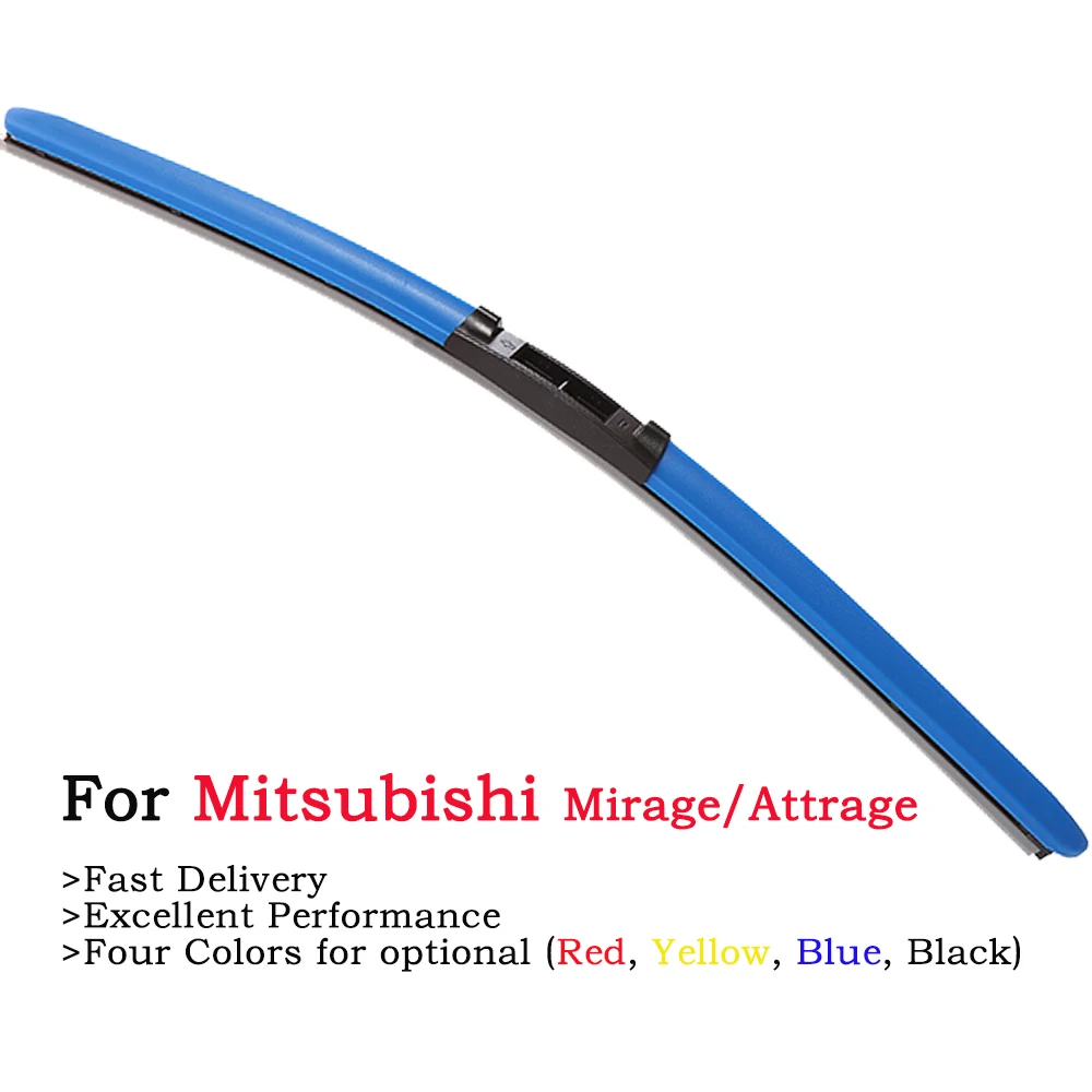Цветные гибридные щетки стеклоочистителя HESITE для Mitsubishi Mirage Attrage 1999 2012 2014 модели