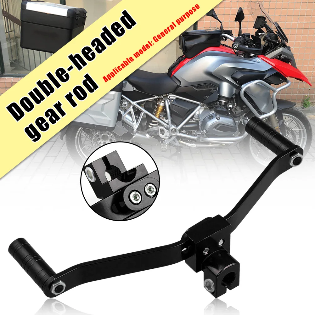 Levier de changement de vitesse universel à Double tête pour moto en  alliage d'aluminium, pédale de changement de vitesse modifiée MB-SK001 -  AliExpress