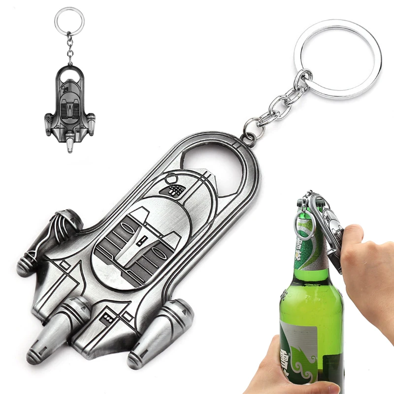 1pcs Hammer Shaped Beer Bottle Opener Portable Keychain Metal Tools Infinity Thanos Gauntlet Soda Glass Caps Remover Openers