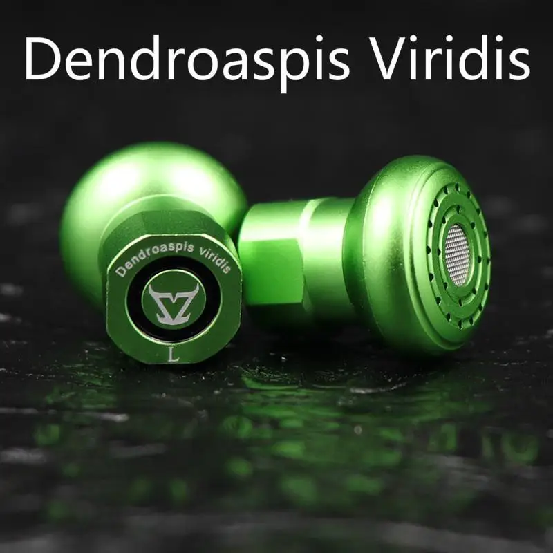 TONEKING Dendroaspis Viridis HIFI Headset Three Diaphragm Dynamic Hifi Music Monitor Audiophile Metal Earphones IEMs MMCX Cable