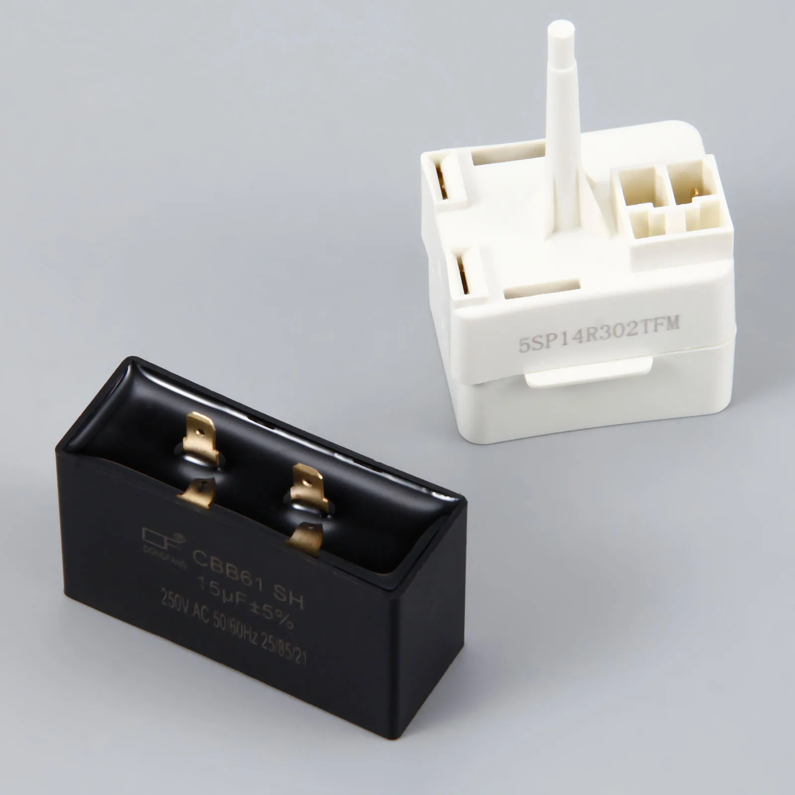 

1set W10613606 Relay Overload with Capacitor 67005560 For Kenmore 59653463301 Whirlpool EB9FVBLVS00