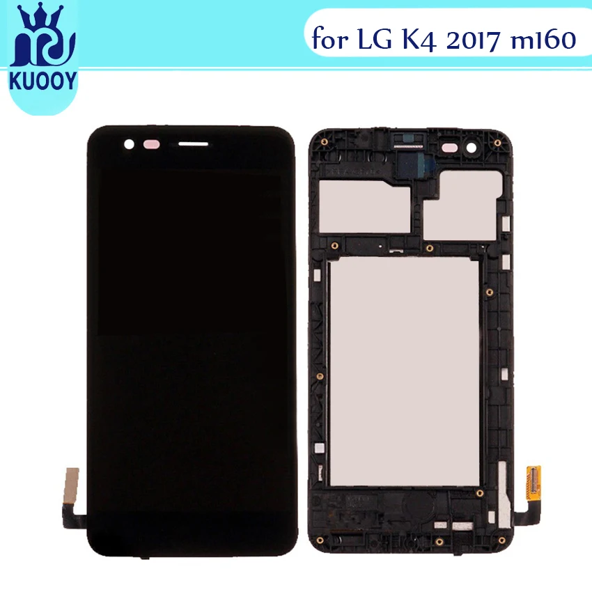

Original For LG K4 2017 M160 LCD Display Touch Screen Digitizer with Frame Assembly or LCD No frame for K4 2017 free shipping