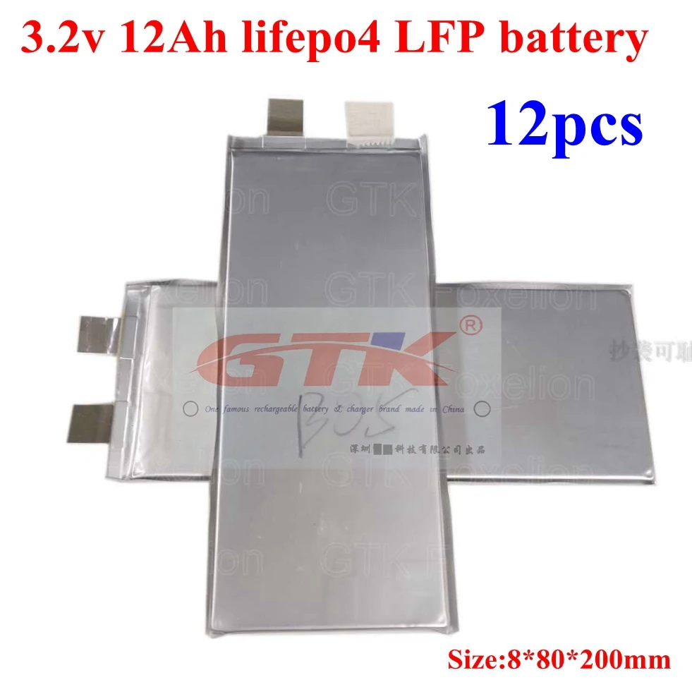 10 шт 20 шт lifepo4 3,2 В 12Ah ячейка 3,2 В 10ah lifepo не литиевая lipo 50A для упаковки diy 12 В 10ah мотор для хранения энергии