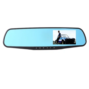 

4.0 Inch 1080P RearView Mirror Dash 4 inch DVR Video Recorder Camera Monitor Night Vision 120 Wide-angle Driving Recoder