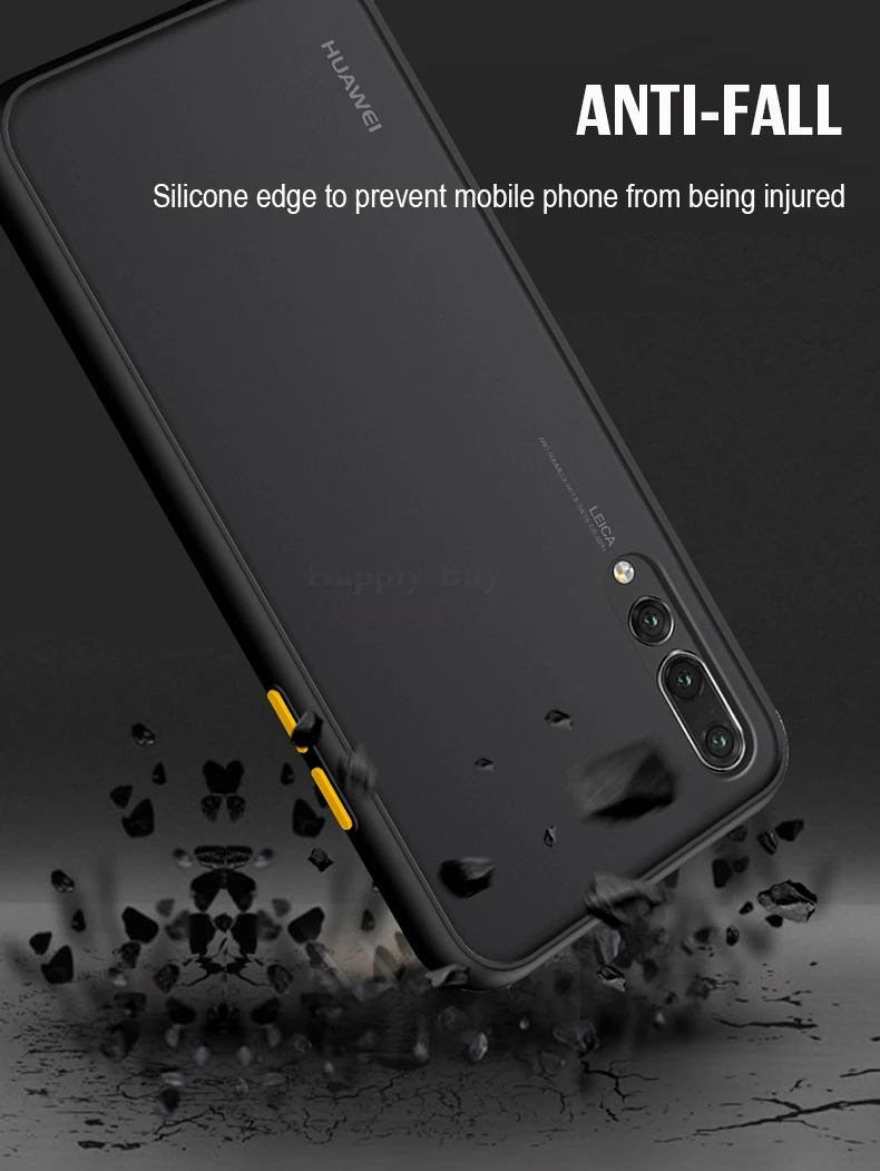 Матовый сенсорный чехол для телефона huawei P20 P30 Pro, противоударный силиконовый чехол для huawei P 30 Pro, чехол P 20 Pro, чехол