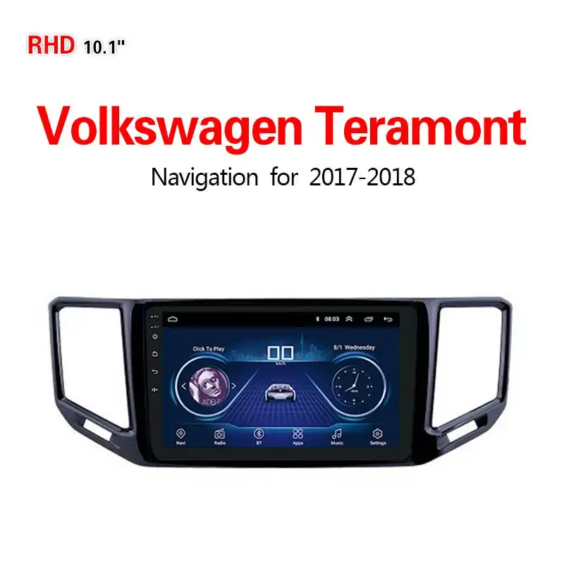 Lionet gps навигация для автомобиля Volkswagen Teramont- 10,1 дюймов RV1013Y - Размер экрана, дюймов: WIFI 1G16G