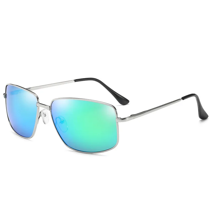 IBOODE металлические квадратные поляризованные солнцезащитные очки для женщин и мужчин Rotro Shades, солнцезащитные очки, роскошные брендовые дизайнерские очки для вождения, очки ночного видения