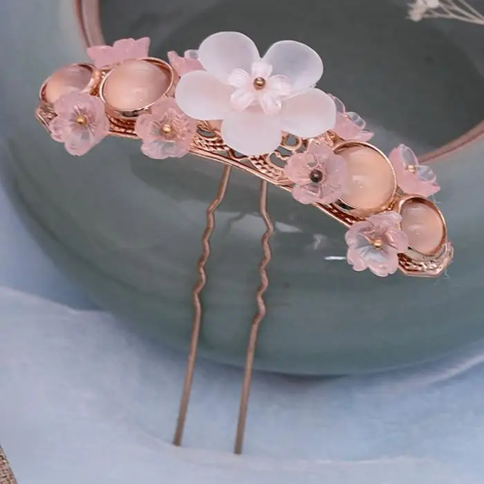 FORSEVEN Chinese Traditional Costume Hand-made Antique Hair Decoration Hairpin Girls Hair Dress Jewelry Accessories JL