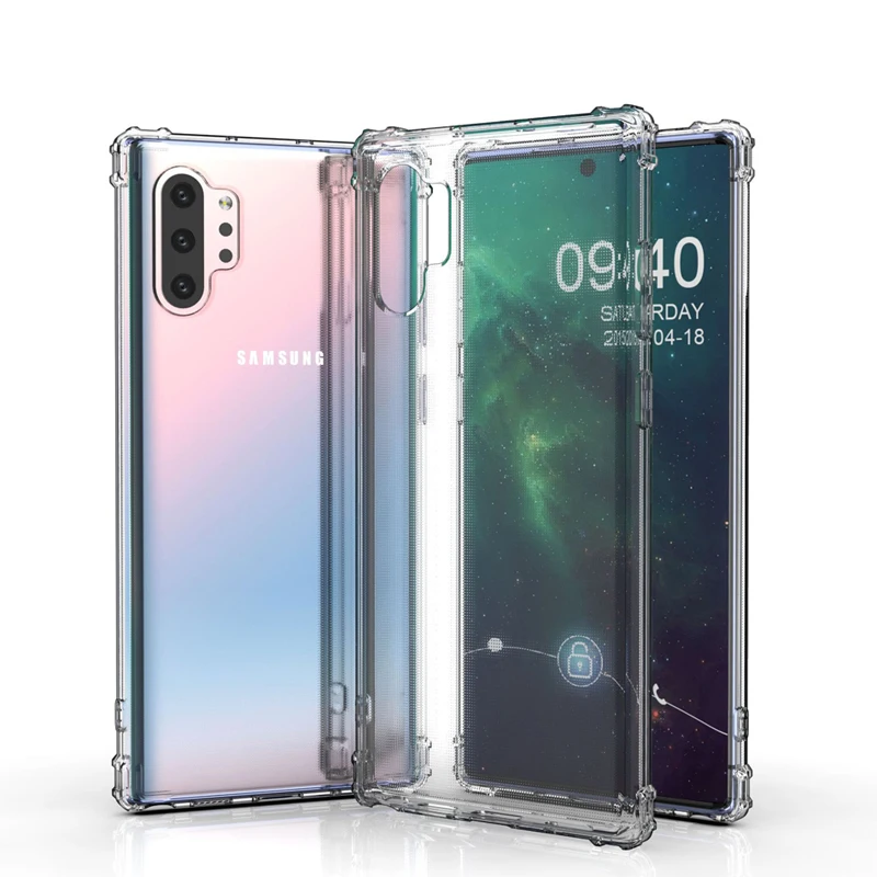 

Capssicum Soft Anti-knock Case for Samsung Galaxy Note 10 Note 10+ Heavy Duty TPU Silicone Shockproof Back Cover Note 10 Plus