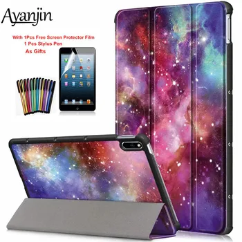 

Tablet Case For Huawei MatePad 10.4 case BAH3-W09 BAH3-AL00 Slim PU Leather For Honor V6 Cover Protector Shell+Film+Pen