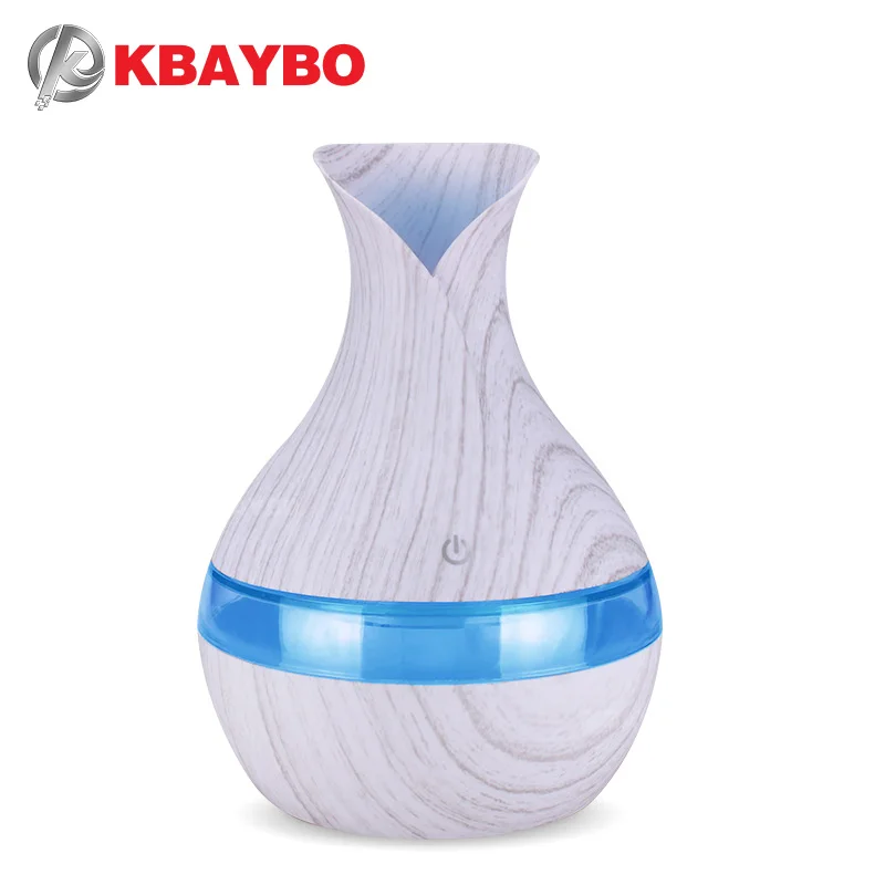 KBAYBO Household Mini Aromatherapy Essential Oil Diffuser Electric Sprayer 300ML Cool Mist Air Humidifier with 7 Color LED Light | Бытовая
