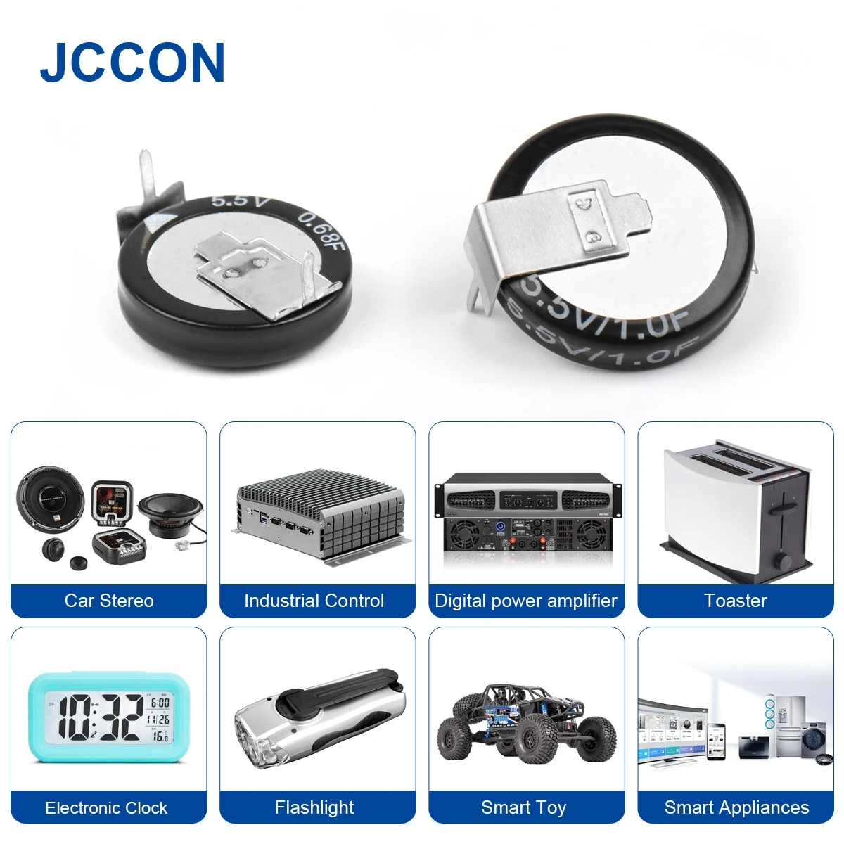 5.5V Super Capacitor 0.1F 0.22F 0.33F 0.47F 0.68F 1F 1.5F 4.0F Super Farad Capacitor H-Type V-Type C-Type Button Capacitance