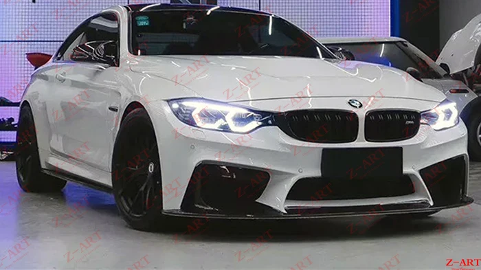 Z-ART- M4 retrofit front bumper for BMW M3 refit front bumper for BMW F80 tuning bodi kit for BMW F82 F83 front bumper