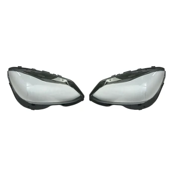 

2Pcs Front Headlight Cover Lamp Lens Replacement for Mercedes-Benz E Class W212 E350 14-16