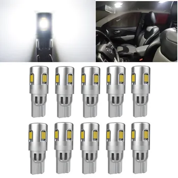 

10x W5W T10 LED Canbus No error 12V 6000K Car 5W5 LED Bulb for vw touran 2005/golf 5 mk5/multivan t5/vento/sharan/t4 transporter
