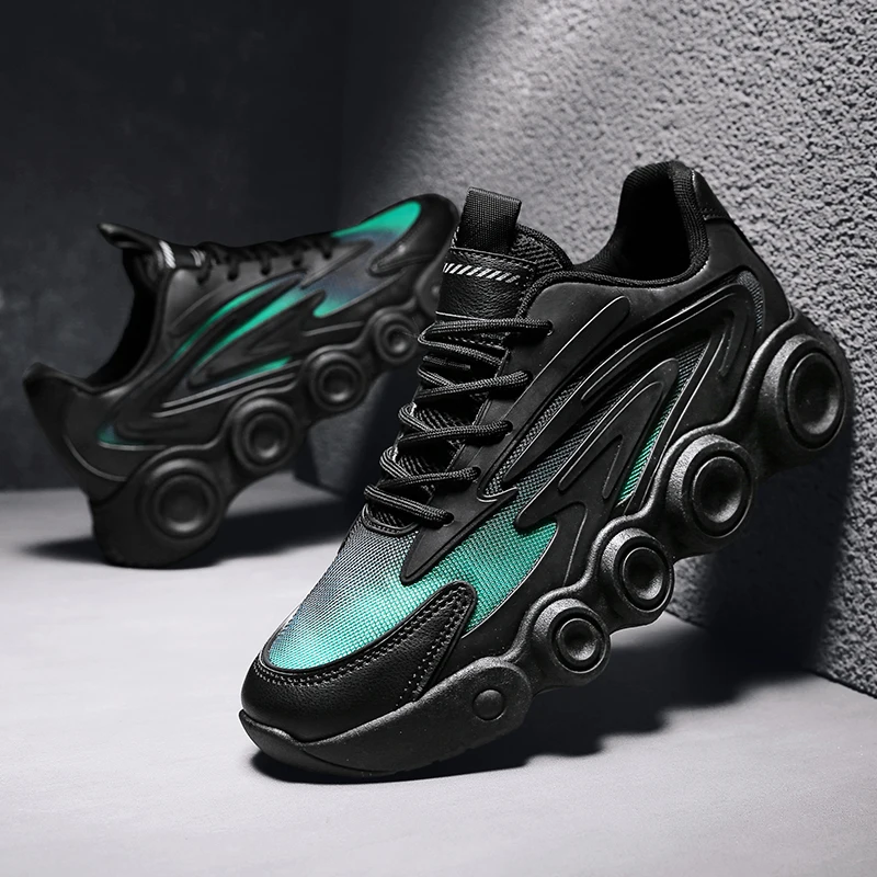 

Autumn Fashion Sneakers For Men Platform Sport Shoes Male Tennis Casual Shoes Comfortable Non-Slip Running Walking Shoes Men