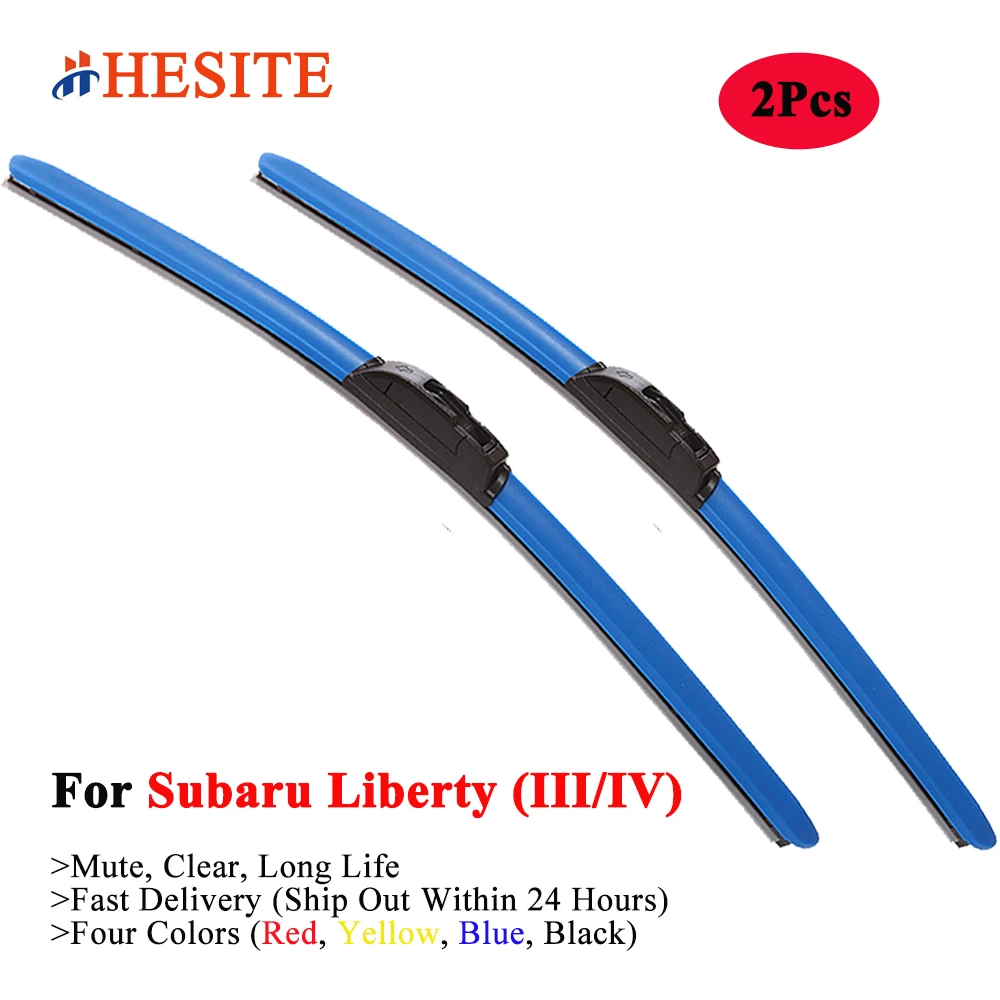 Hesite Colorful Wiper Blades For Subaru Liberty Iii Iv 3 0r Gt Spec B Wagon Exhaust 0 100 Rs Rx Turbo Models 03 04 05 06 Windscreen Wipers Aliexpress