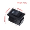 ShengYang 10pcs/lot 10*15mm SPST 2PIN ON/OFF G130 Boat Rocker Switch 3A/250V Car Dash Dashboard Truck RV ATV Home ► Photo 2/6