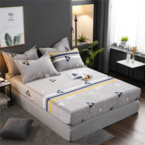 Роскошное покрывало для кровати Твин Полный король размер простыня фланелевый флис удобные эластичные для простыни сплошной цвет постельное белье - Цвет: style20