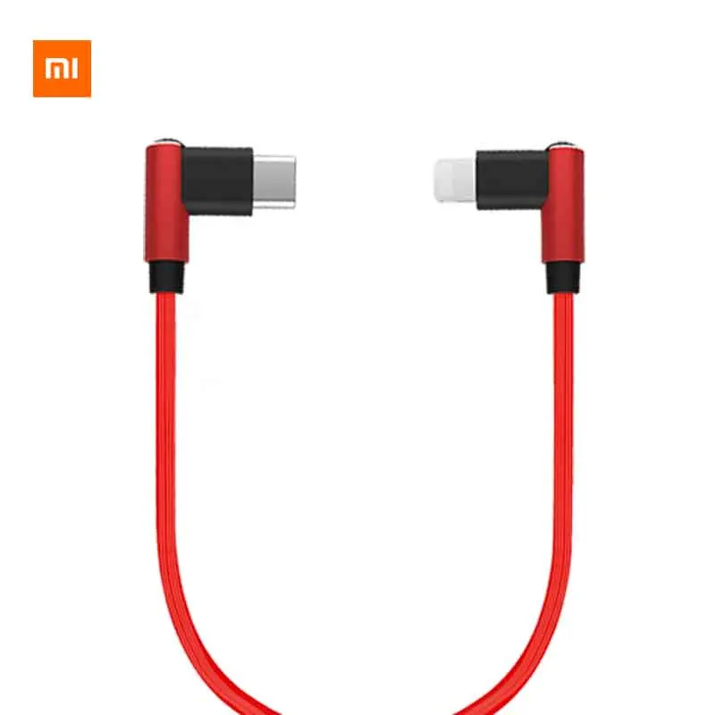 Xiaomi Youpin левая и правая горизонтальная для IPhone Быстрая зарядка кабель для передачи данных двойной локоть дизайн PD 18 Вт Быстрая зарядка